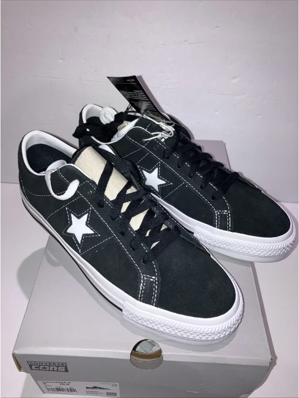 CONVERSE CONS One Star Pro OX Black White 171327C Men’s 9 Women’s 10.5 NEW